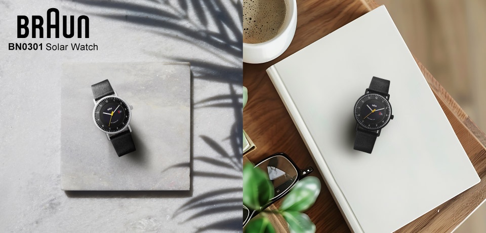 BRAUN/ブラウン初のソーラー腕時計発売