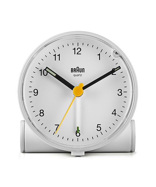 BRAUN ALARM CLOCK WHITE BC01WiuE AiOA[uv zCgj