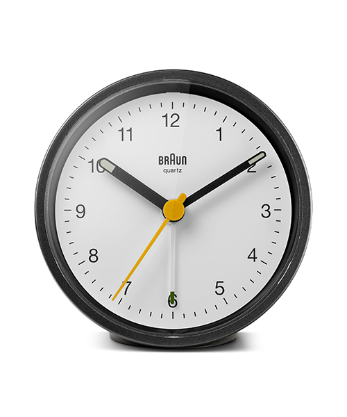 BRAUN ALARM CLOCK BLACK BC12BW iuE A[uv ubN~zCgj