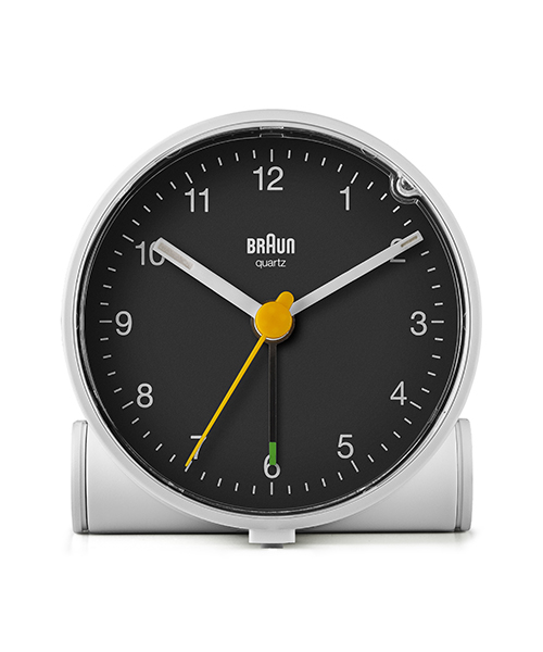 BRAUN Classic Analog Alarm Clock BC01WB