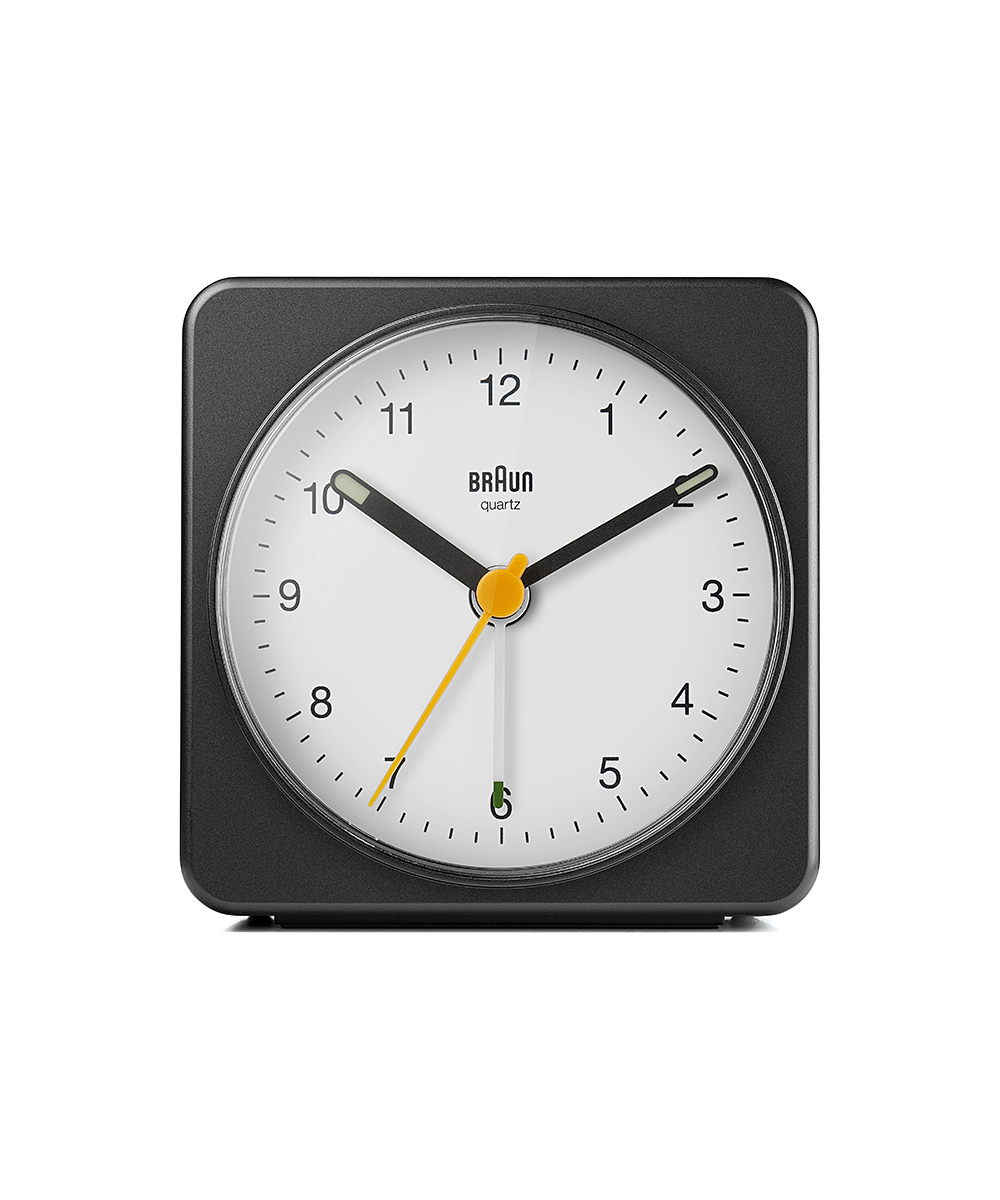 BRAUN Analog Alarm Clock BC03BW
