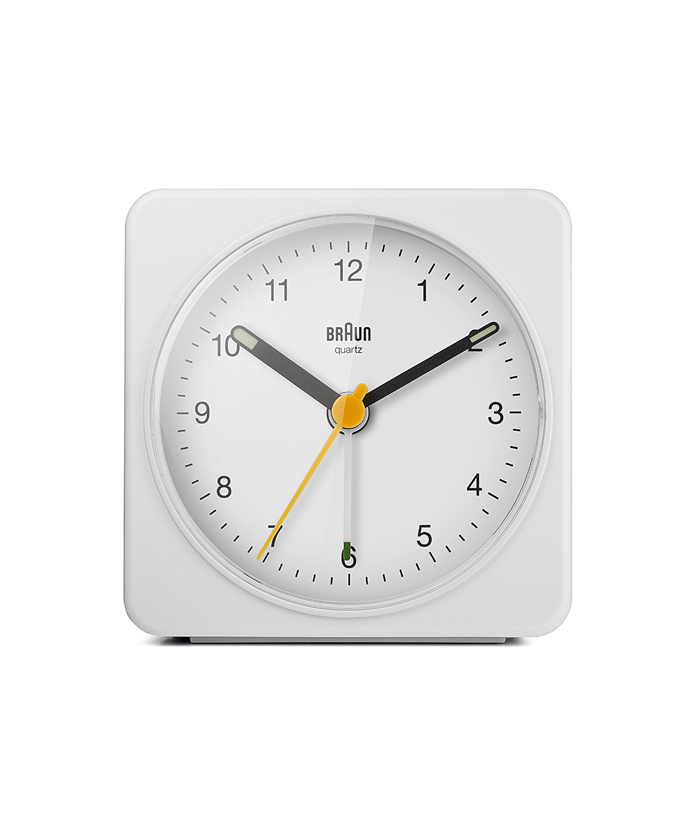 BRAUN ALARM CLOCK WHITE  BC03W iuEuv A[NbN zCg XC[v^j É݌vj