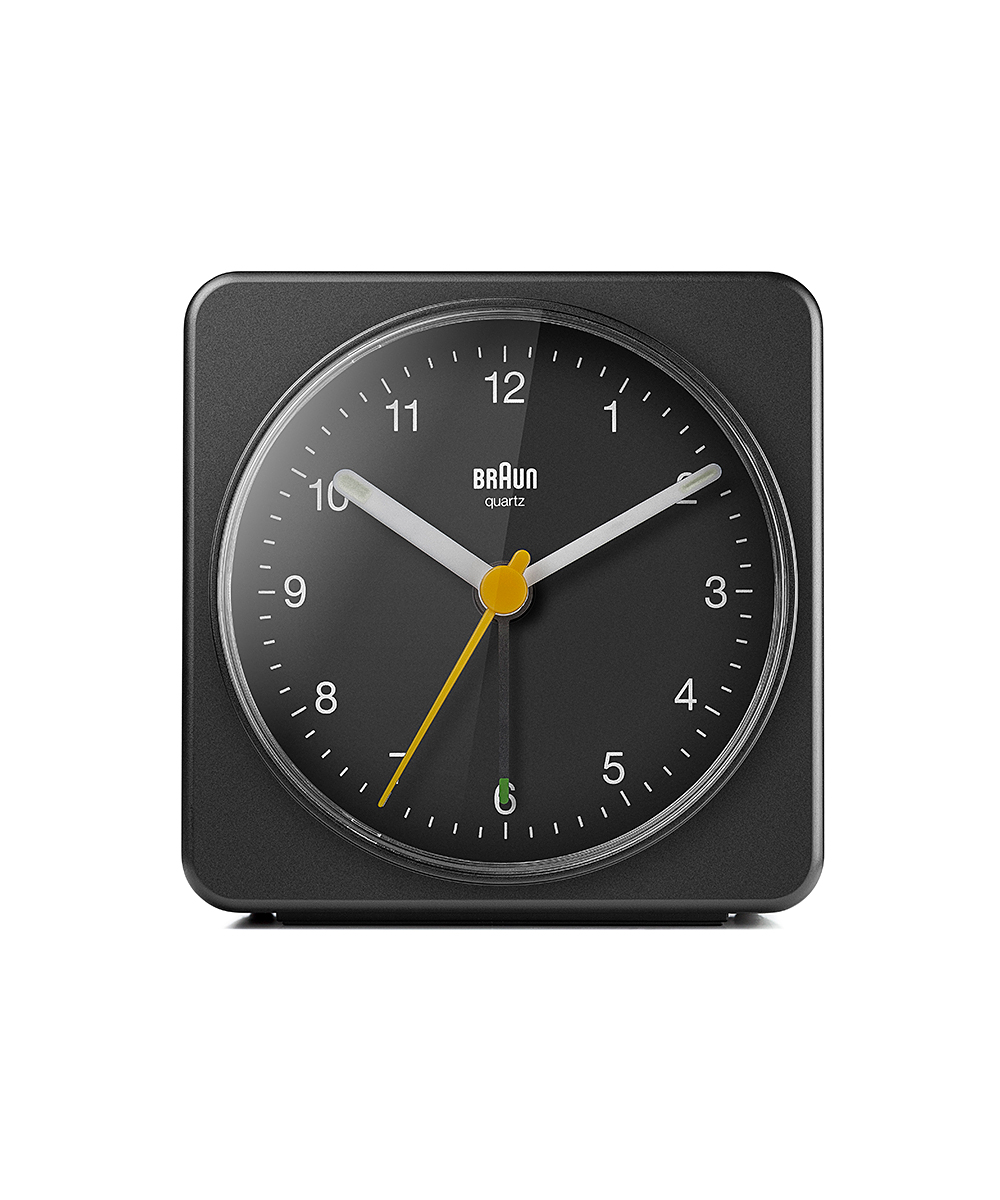 BRAUN ALARM CLOCK BLACK BC03B iuEuv A[NbN ubN XC[v^j É݌vj