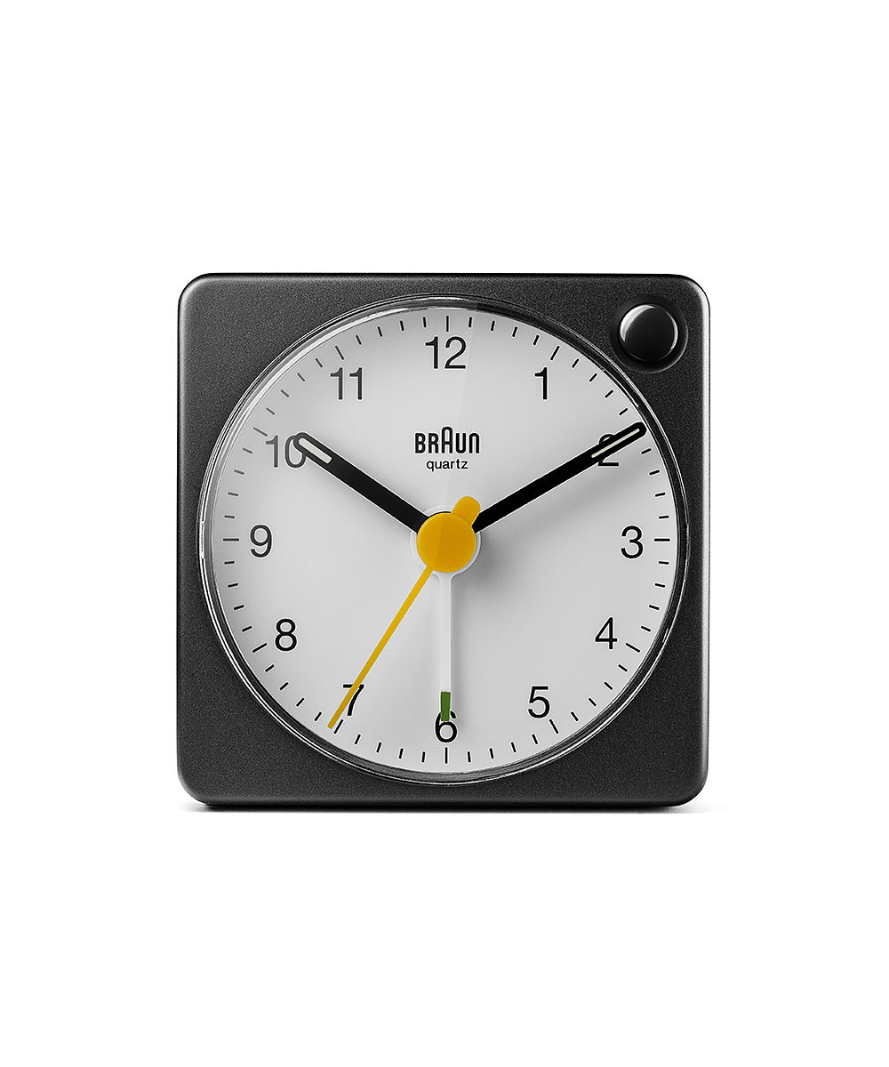 BRAUN ALARM CLOCK BLACK~WHITE BC02XBW iuEuv AiOA[NbN ubN~zCgj