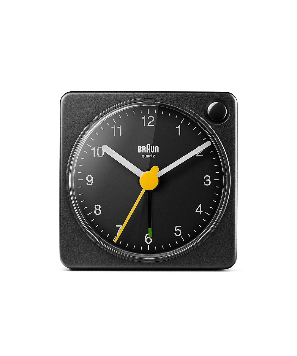 BRAUN ALARM CLOCK BLACK BC02XB iuEuv AiOA[NbN ubNj