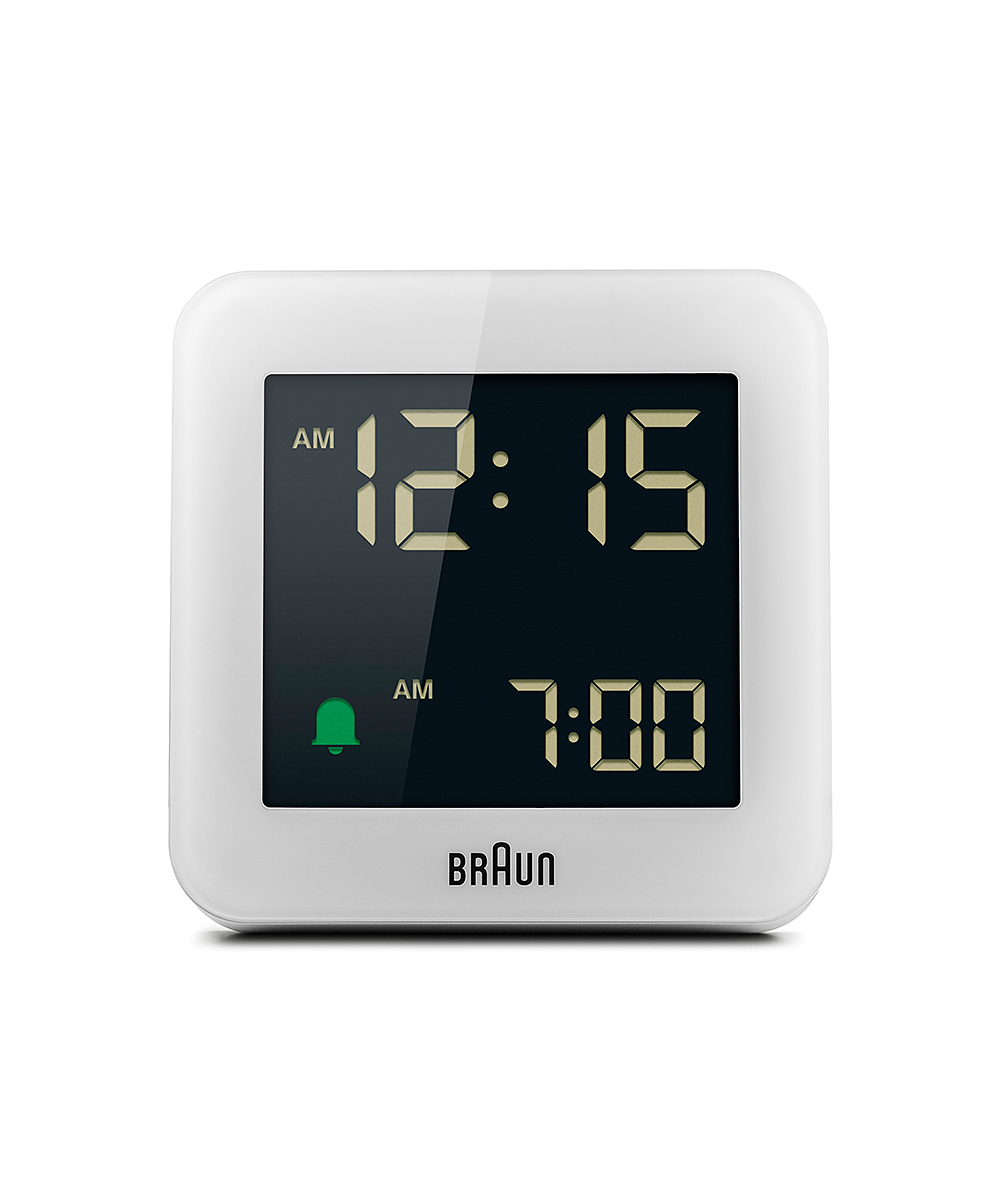 BRAUN DIGITAL ALARM CLOCK WHITE BC09W iuEuv  fW^A[NbN zCgj