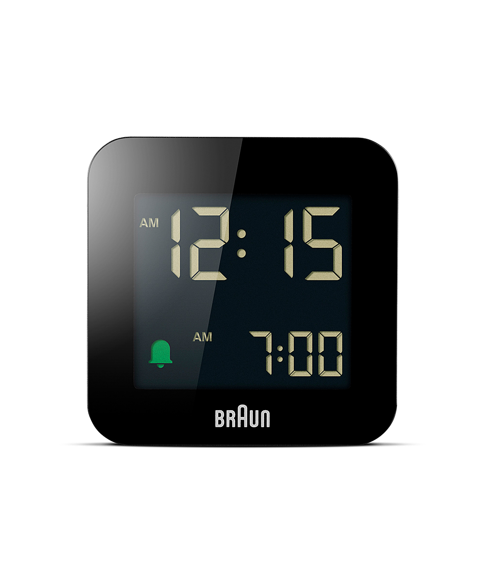BRAUN DIGITAL ALARM CLOCK BLACK BC08BiuE fW^uv ubNj