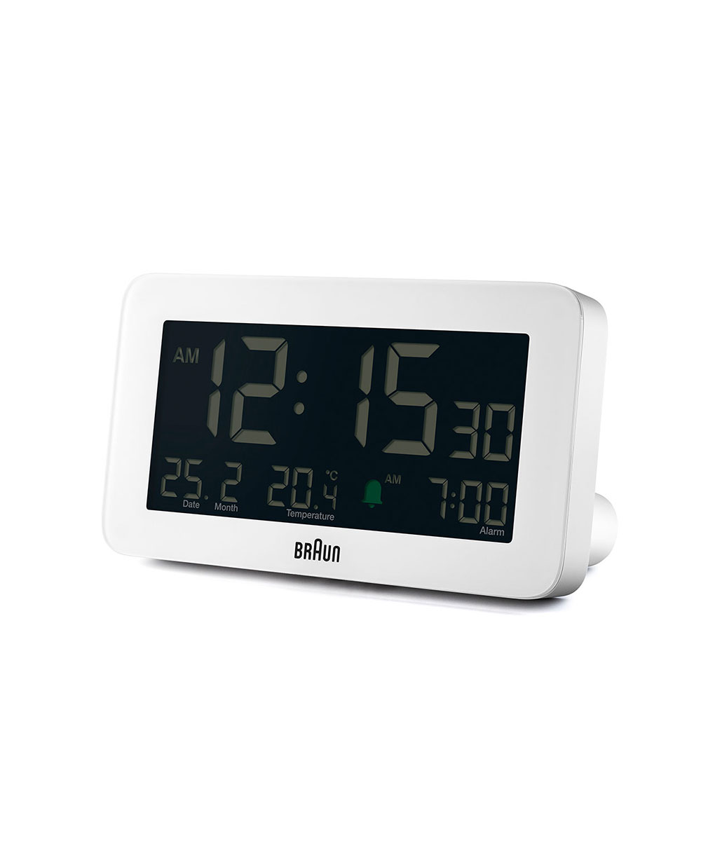 BRAUN Digital Alarm Clock BC10W