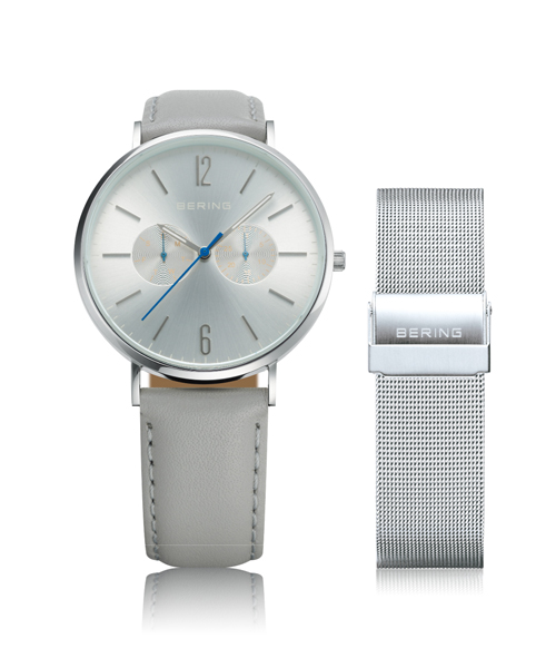 BERING Mens Changes 40mm Time to care {`eBf 14240-charity
