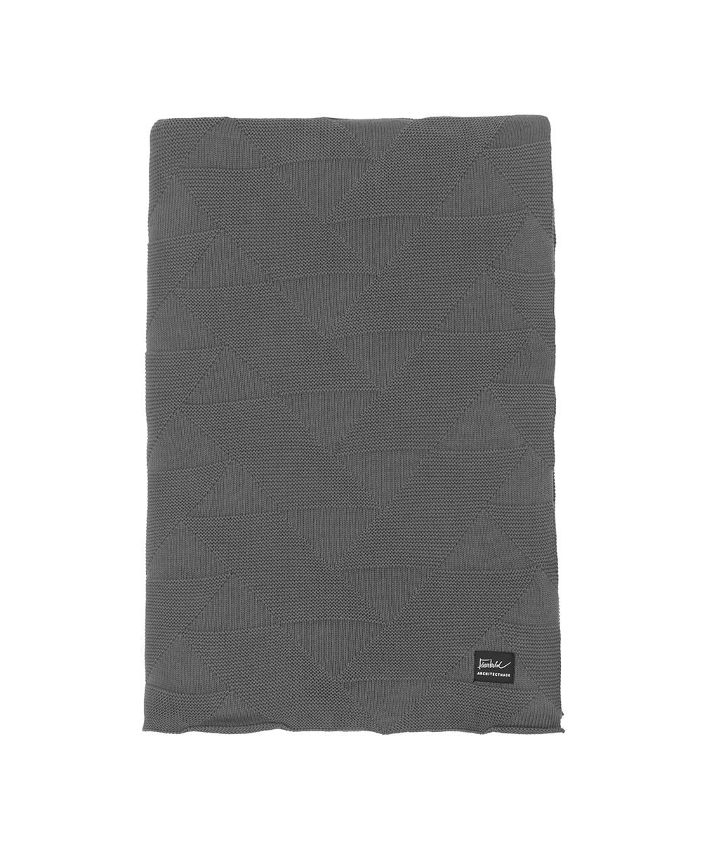 ARCHITECTMADE FJ Pattern Blanket GRAY 1201 iA[LeNgCh tB[p^[ uPbg O[j
