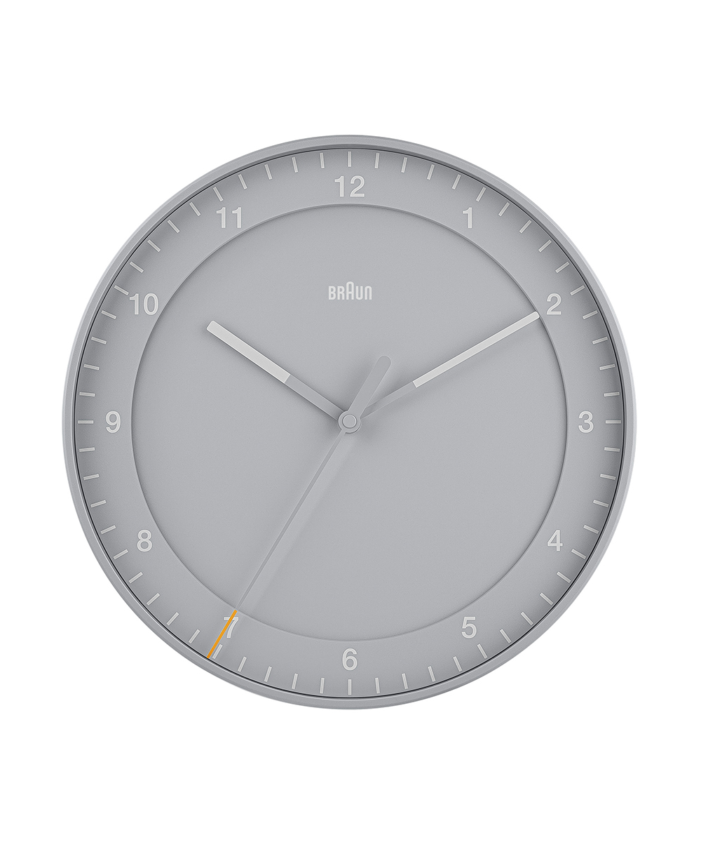 BRAUN Wall Clock GRAY BC17G iO[j