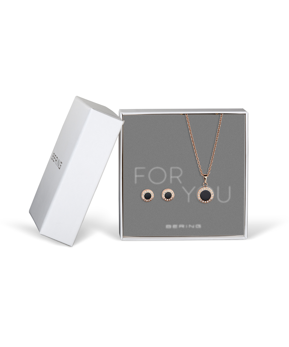 BERING Gift Sets Necklace & Earrings 427-707-Black