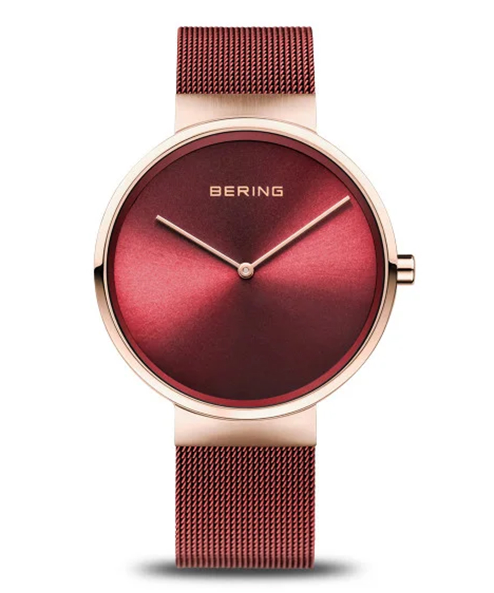 BERING Unisex Classic Rosegold~Red 14539-363 ix[O YfB[X jZbNXrv NVbN [YS[hP[X~bhbVxgj