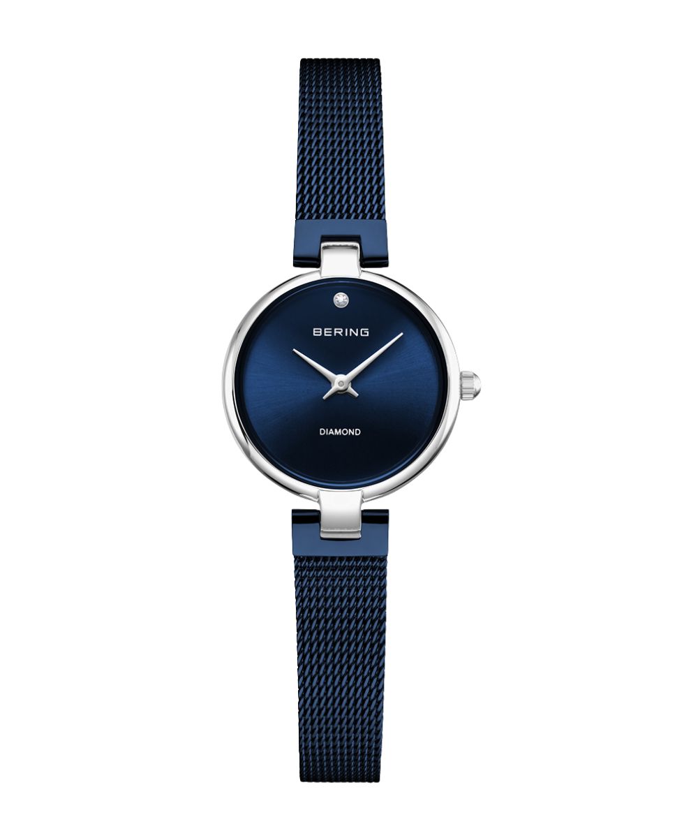 �y2��4������ �\���t���z BERING Ladies Watch Classic Diamond Blue 17724-307�i�x�[�����O ���f�B�[�X�r���v �N���V�b�N�_�C�������h  �u���[�j