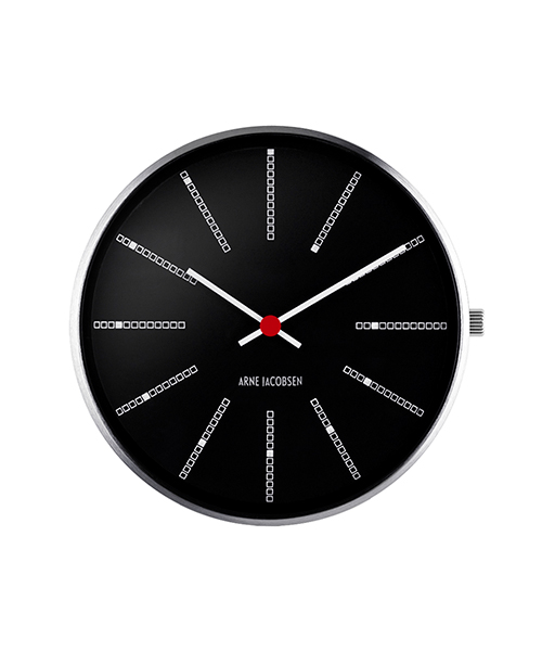 ARNE JACOBSEN BANKERS WATCH FACE Black